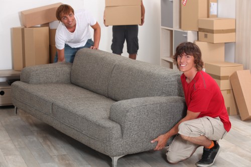 Local office removals service handling desks, files, and equipment in Colliers Wood