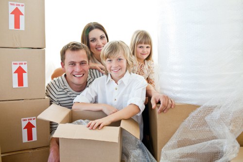 Local removals van serving a Colliers Wood property