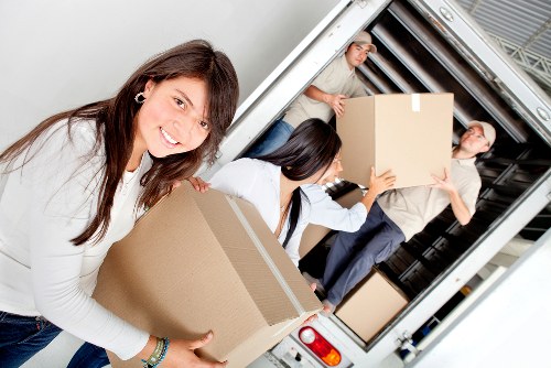 Removal van used for a Colliers Wood home relocation
